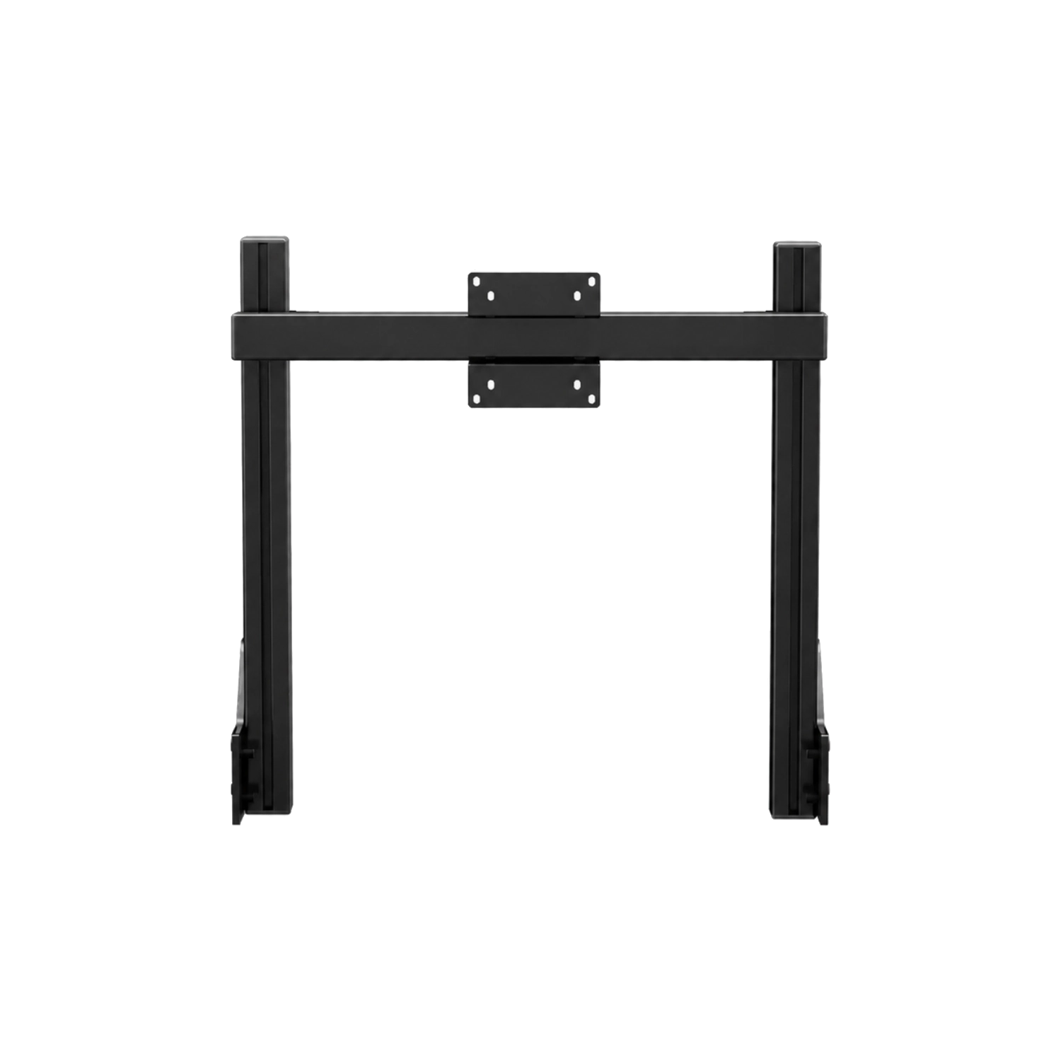 Simgasm Core Integrated Monitor Stand: monitor positioned close to the steering wheel